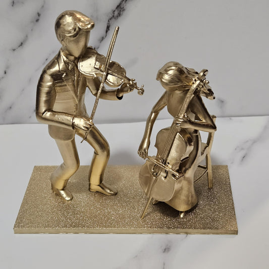 Para skrzypków/wiolen sculpture